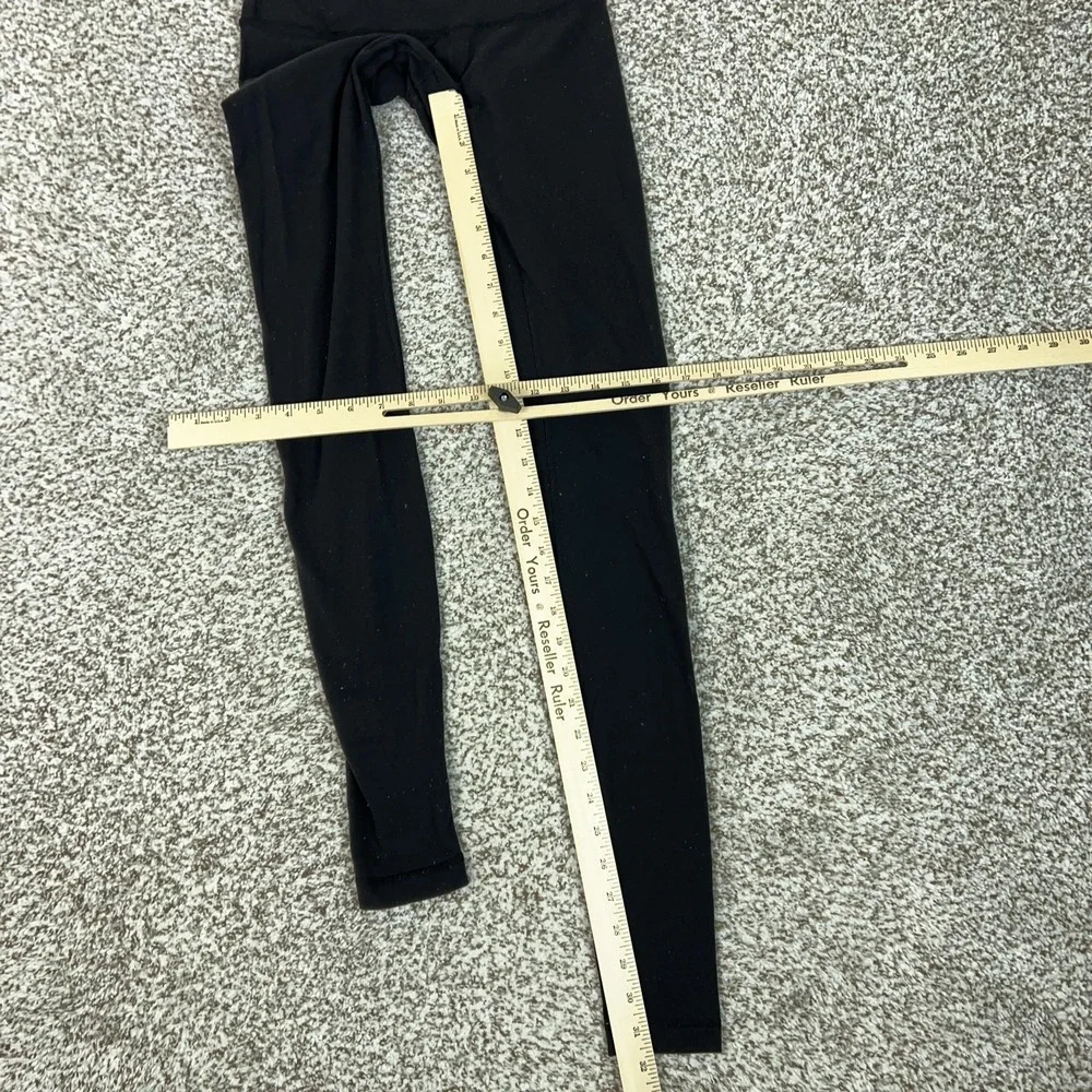 Lululemon Pants Womens 4 Black‎ High Rise Ankle Leggings Yoga Gym Sport Workout